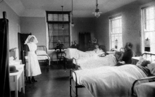Men's Ward at North Walsham Cottage Hospital