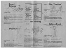 Programme of Games in North Walsham's successful heat against Norwich and Great Yarmouth in Jeux Sans Frontieres.