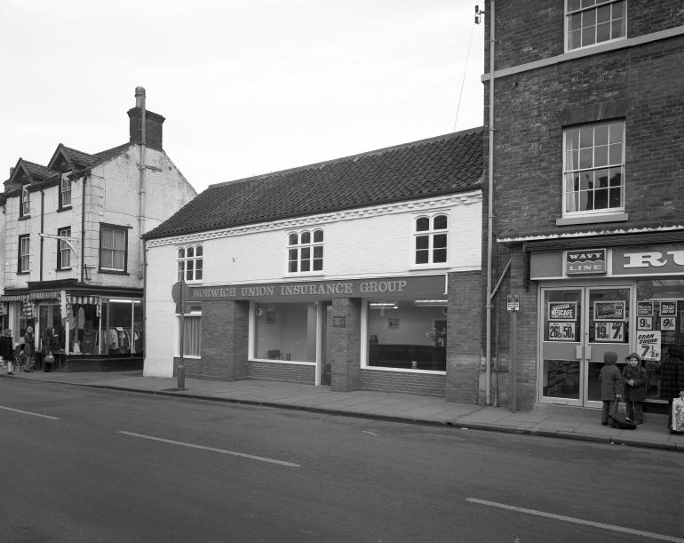 Photograph. Church Street, North Walsham (North Walsham Archive).