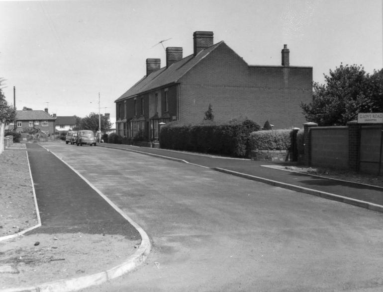 Photograph. Grove Road, North Walsham (North Walsham Archive).