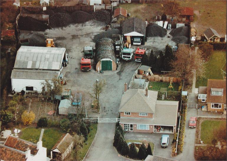 Photograph. Howlett's coal yard, Bacton Road, North Walsham

Mike Ling's Collection (North Walsham Archive).