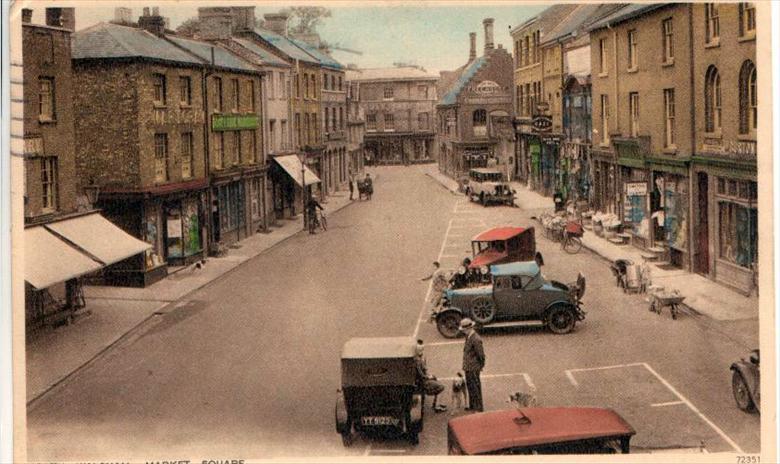 Photograph. Market Place, North Walsham (North Walsham Archive).