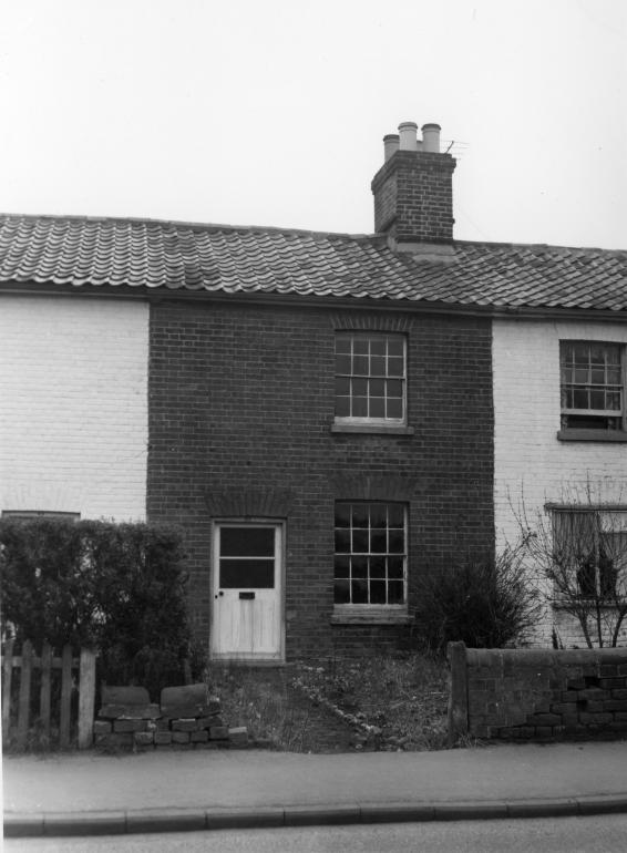 Photograph. New Road Cottages (North Walsham Archive).