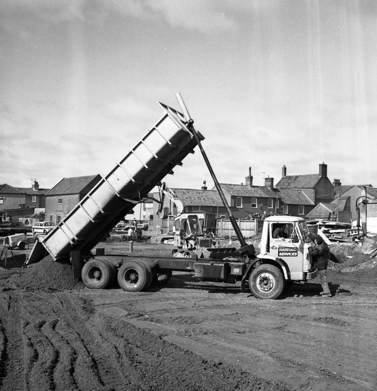 Photograph. North Walsham Cattle Market (North Walsham Archive).