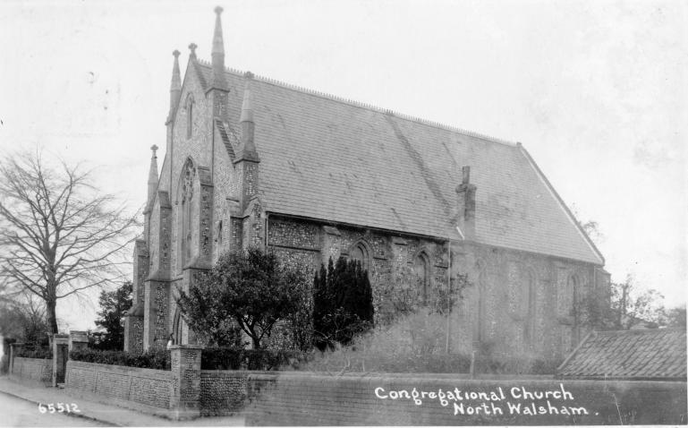 Photograph. North Walsham Congregational Church, Cromer Road (North Walsham Archive).