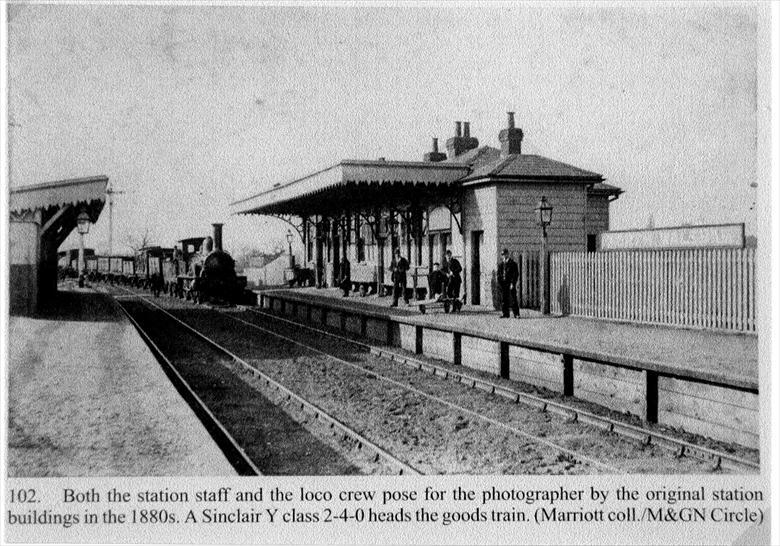 Photograph. North Walsham Town Station. (North Walsham Archive).