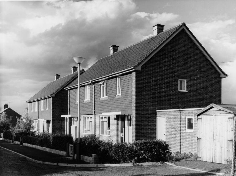 Photograph. Northfield Road, North Walsham (North Walsham Archive).