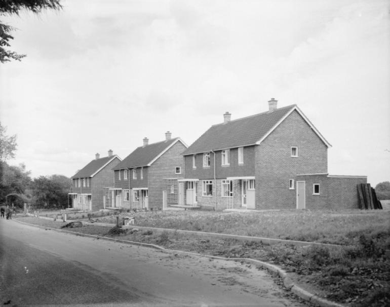 Photograph. Northfield Road, North Walsham (North Walsham Archive).