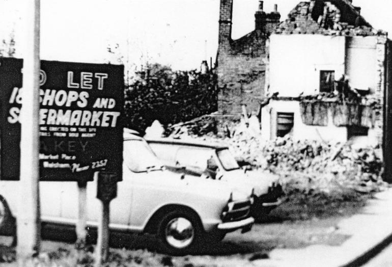 Photograph. Vicarage Street (North Walsham Archive).