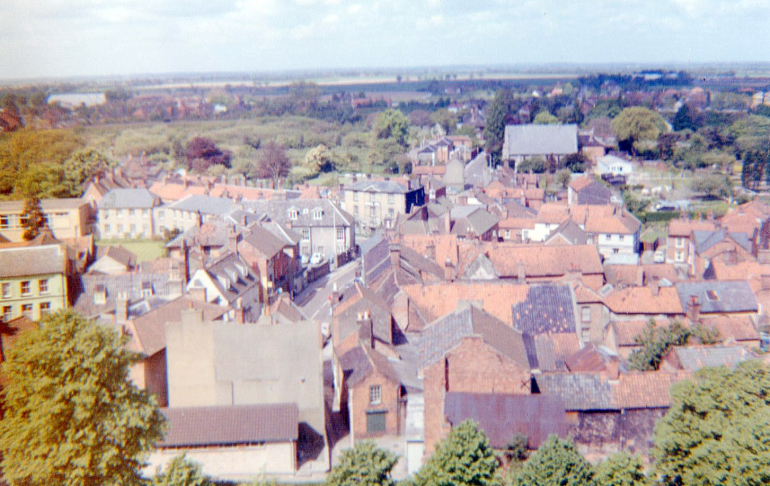 Photograph. View from the Church Tower (North Walsham Archive).