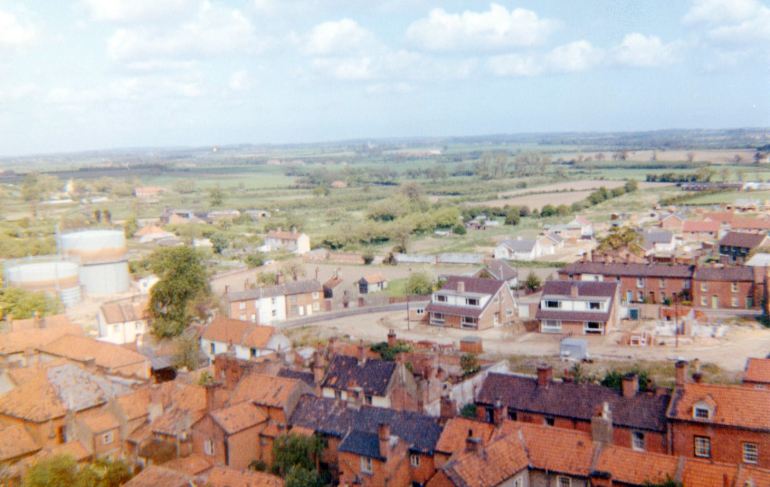 Photograph. View North West from the Church Tower (North Walsham Archive).