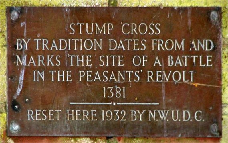 Stump Cross Plaque
